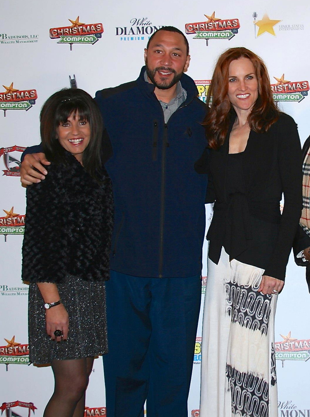 Christmas in Compton Premiere in Pittsburgh, PA with Steelers QB Charlie Batch and co-producer Paula Gregg