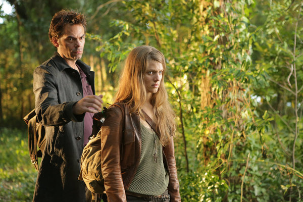 Still of Billy Burke and Tracy Spiridakos in Revolution (2012)