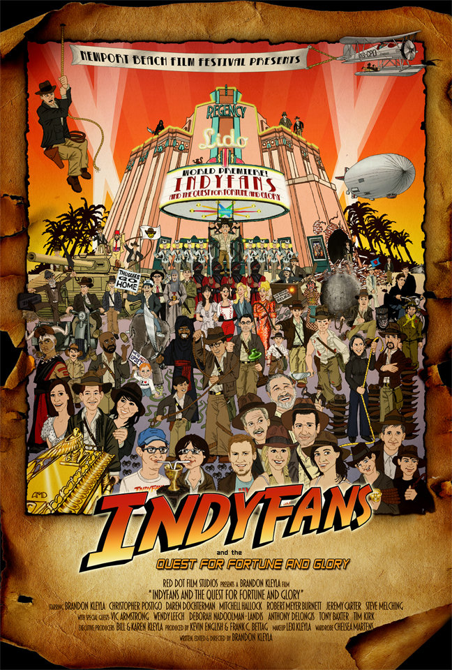Indyfans release poster, exclusively for the Newport Beach Film Festival.