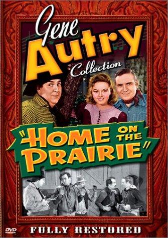 Gene Autry, Smiley Burnette, Ethan Laidlaw and June Storey in Home on the Prairie (1939)