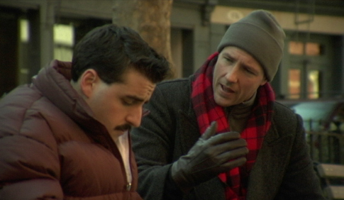 Edward Burns and David Krumholtz in Looking for Kitty (2004)