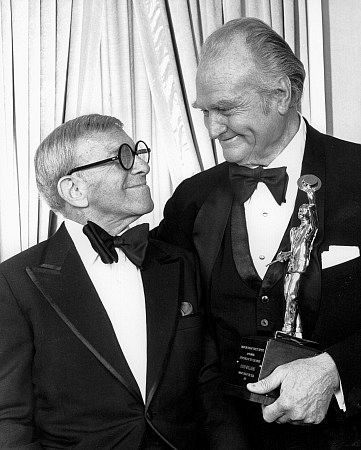George Burns and Red Skelton at the 10th Annual of American Guild of Variety Artists Awards, 1979.