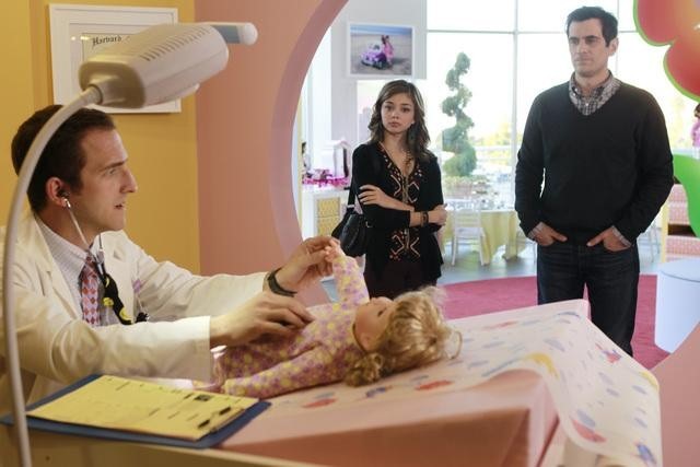 Still of Ty Burrell, Sarah Hyland and Will Greenberg in Moderni seima (2009)