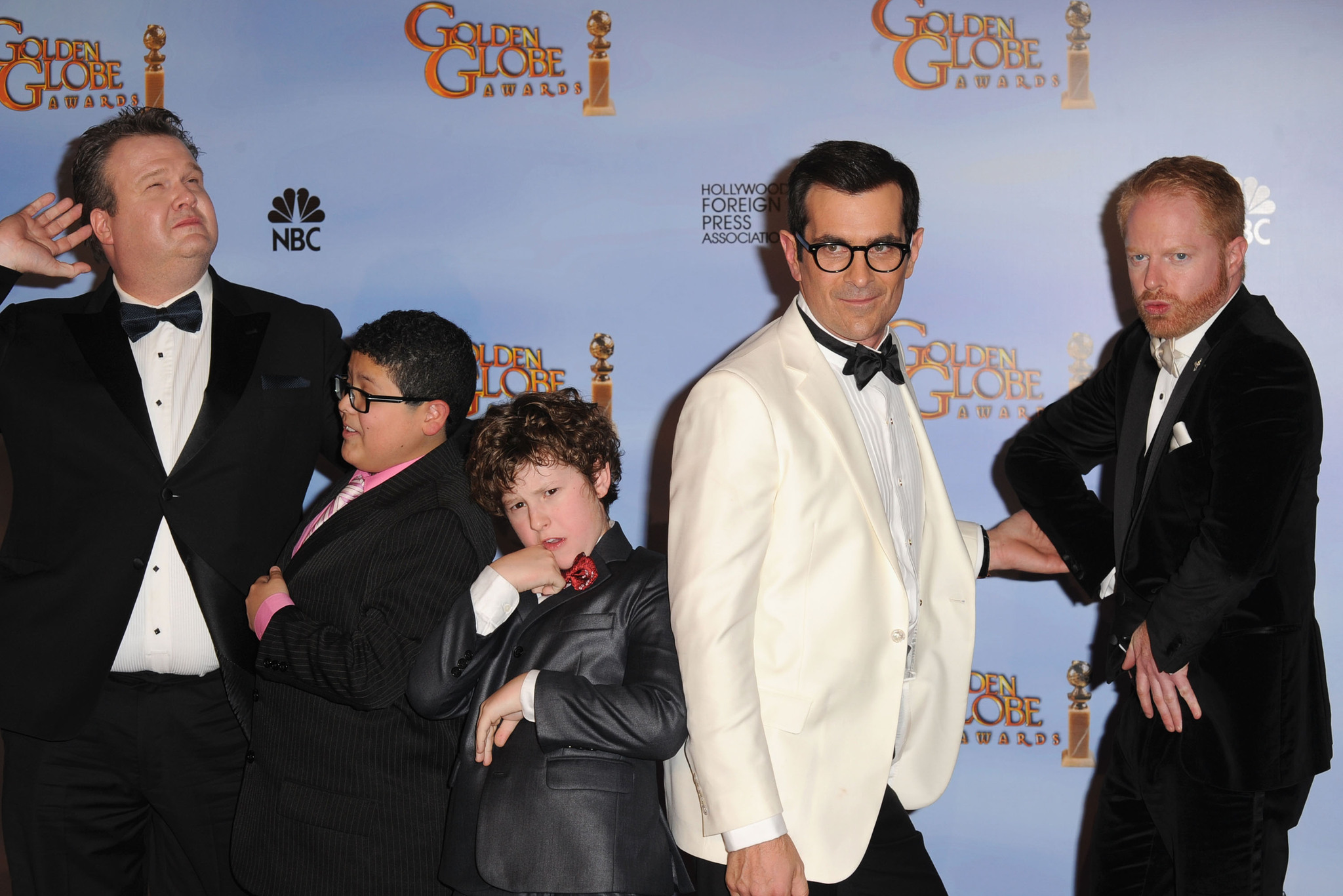 Ty Burrell, Jesse Tyler Ferguson, Eric Stonestreet and Nolan Gould