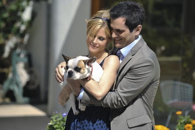 Still of Julie Bowen and Ty Burrell in Moderni seima (2009)