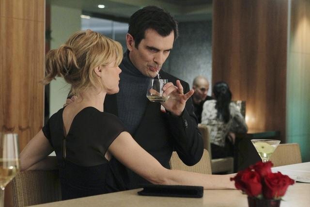 Still of Julie Bowen and Ty Burrell in Moderni seima (2009)