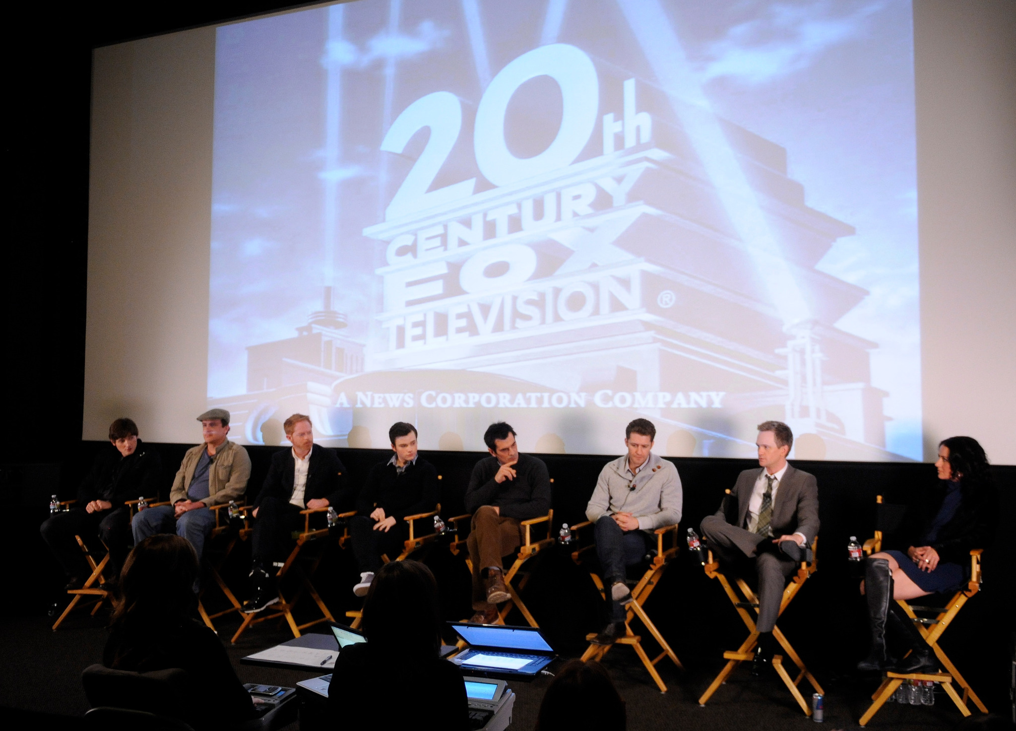 Neil Patrick Harris, Ty Burrell, Jesse Tyler Ferguson, Matthew Morrison, Chris Colfer and Lucas Neff