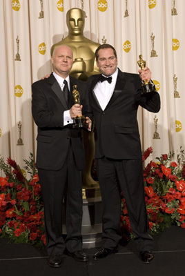 Academy Award®-winners Donald Graham Burt and Victor Zolfo (left to right) backstage at the 81st Academy Awards® are presented live on the ABC Television network from The Kodak Theatre in Hollywood, CA, Sunday, February 22, 2009.