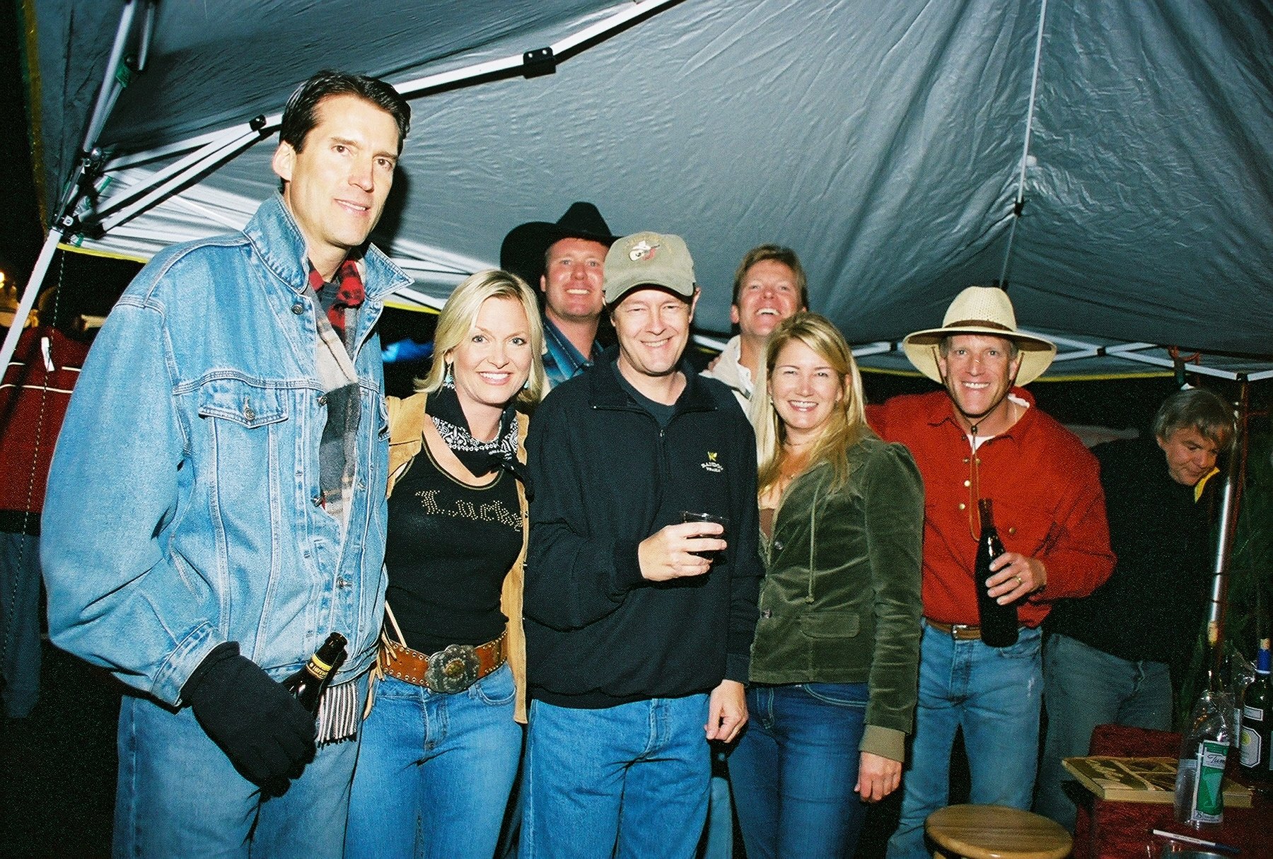 My fellow auxiliary members at the Barn Bash '06...We raised 76K for The Boys and Girls Aid Society...I'm in charge of the wine tent!