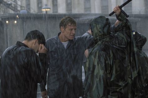 Still of Robert Redford, Clifton Collins Jr. and Steve Burton in The Last Castle (2001)