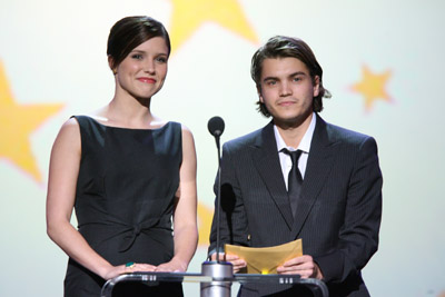 Sophia Bush and Emile Hirsch