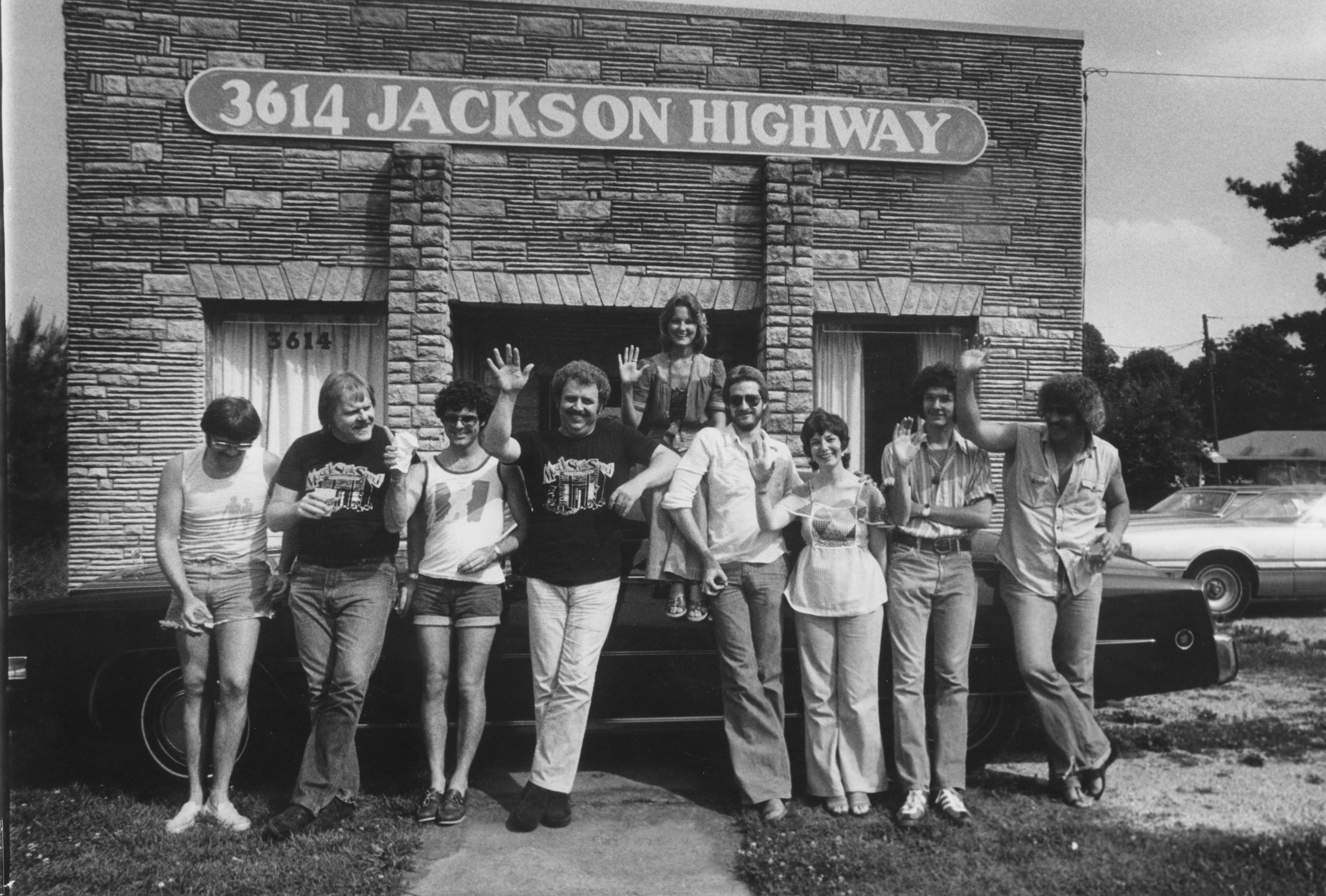 Still of Barry Beckett, Diane Butler, Jimmy Johnson, David Hood and Roger Hawkins in Muscle Shoals (2013)