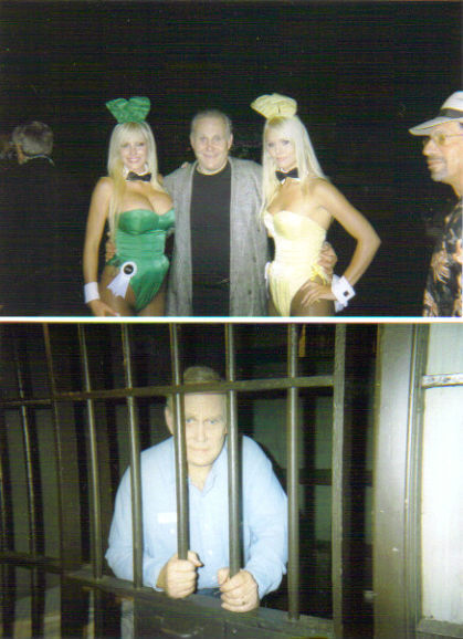 Heaven and Hell...G. Larry Butler at Hugh Hefner's Birthday Party and on the set of Murder By The Book
