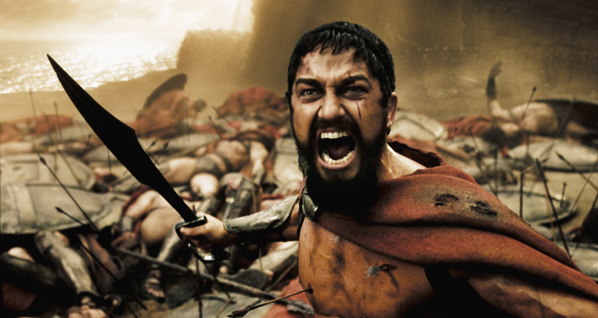 Still of Gerard Butler in 300 (2006)