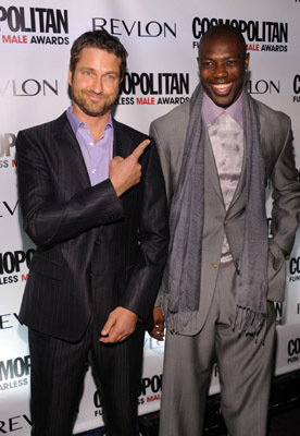 Gerard Butler and Terrell Owens