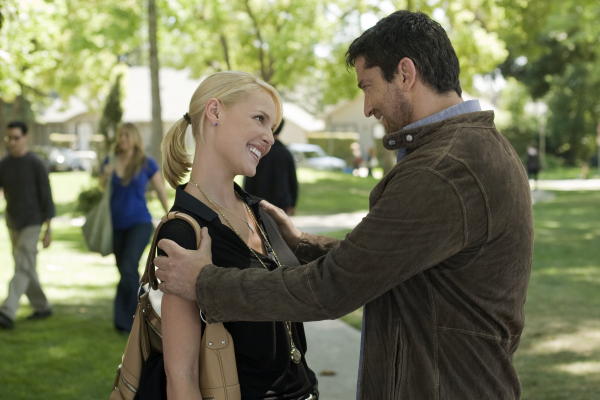 Still of Katherine Heigl and Gerard Butler in Bjauri tiesa (2009)