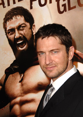 Gerard Butler at event of 300 (2006)