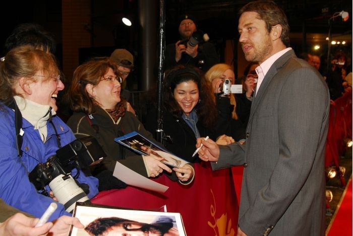 Gerard Butler at event of 300 (2006)
