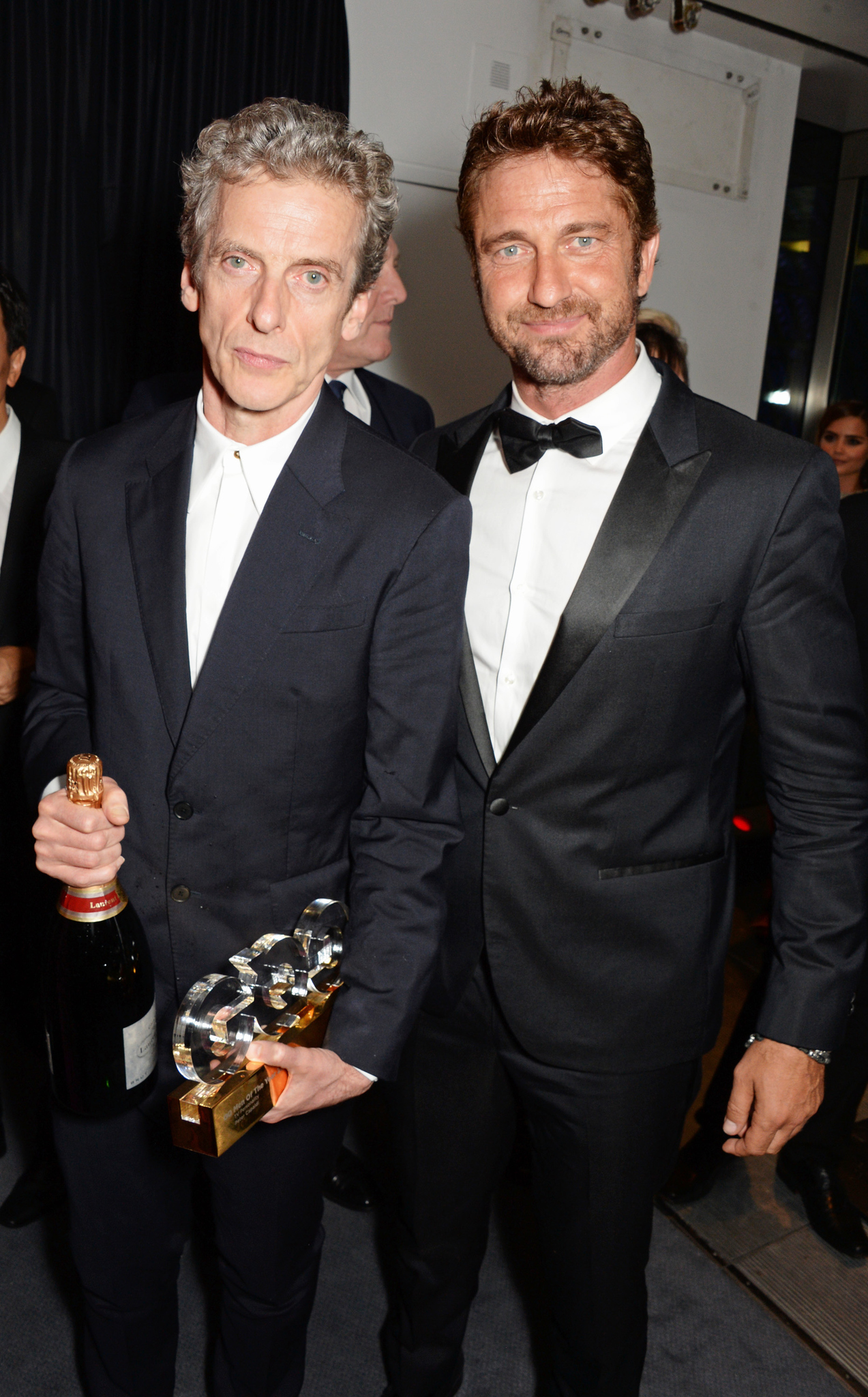 Gerard Butler and Peter Capaldi
