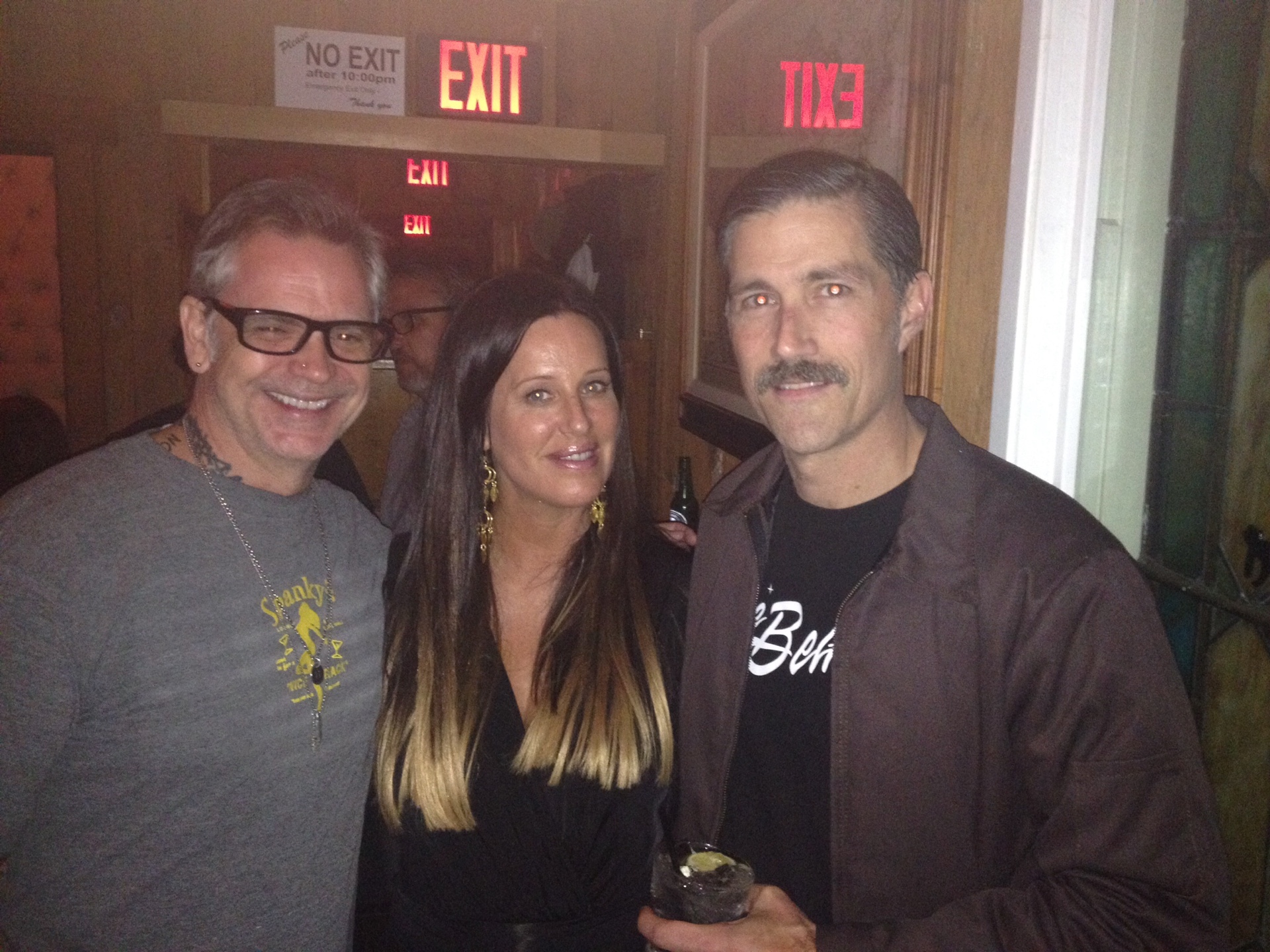 Hanging out with Patty Stanger and Matthew Fox