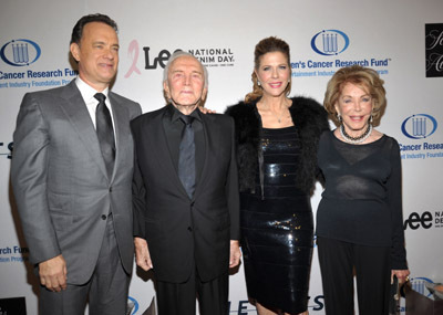Kirk Douglas, Tom Hanks, Rita Wilson and Anne Douglas
