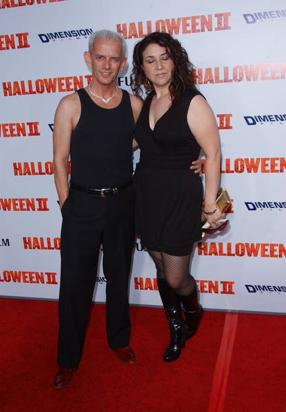 With Michelle Gardner at Halloween II premiere. Mann's Chinese Theatre.
