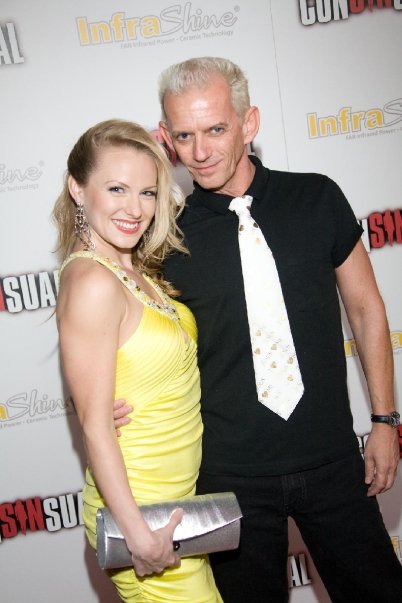 With Alexis Zibolis at the Laemmle Sunset for premiere of 