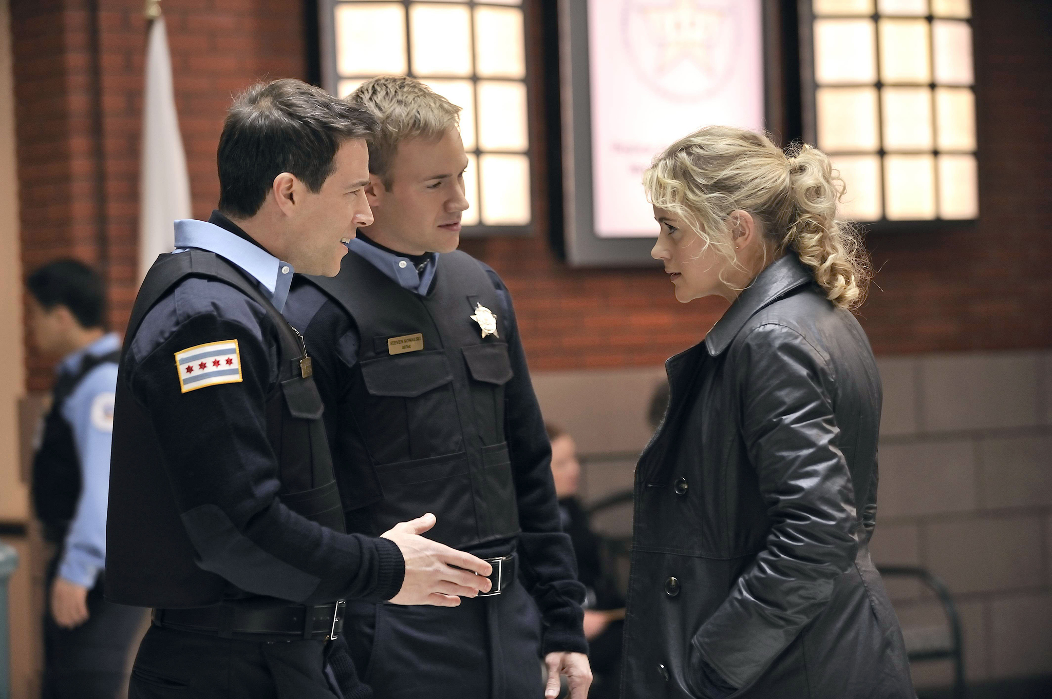 Still of Steve Byers, Rachael Carpani and James Thomas in Against the Wall (2011)