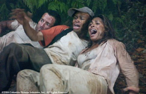 Still of Eugene Byrd, Johnny Messner and Salli Richardson-Whitfield in Anacondas: The Hunt for the Blood Orchid (2004)