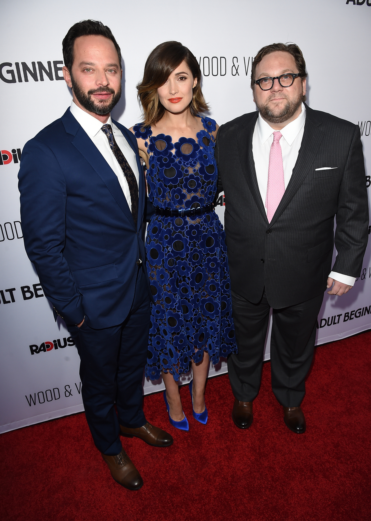 Rose Byrne, Ross Katz and Nick Kroll at event of Adult Beginners (2014)