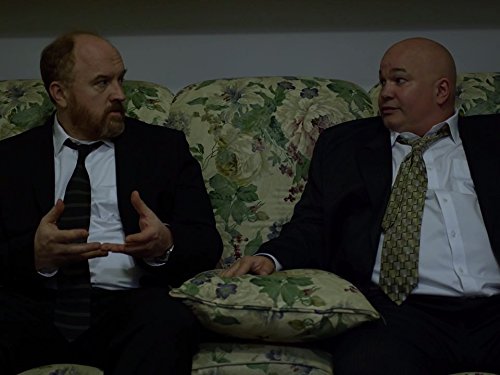 Still of Louis C.K. and Robert Kelly in Louie (2010)