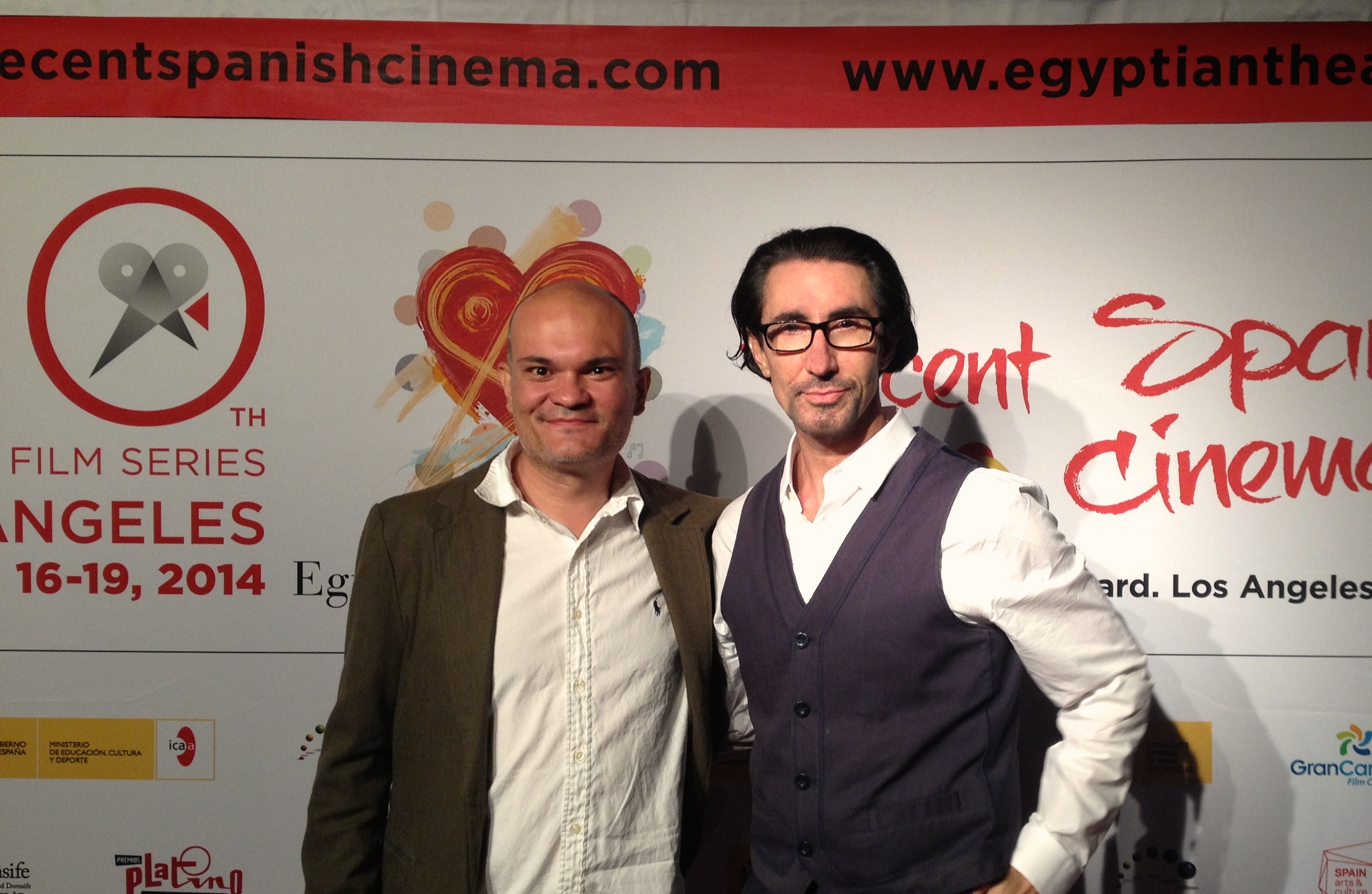 JordiCaballero & Ricardo Hernandez Anzola at the 20th Recent Spanish Cinema Series in Los Angeles