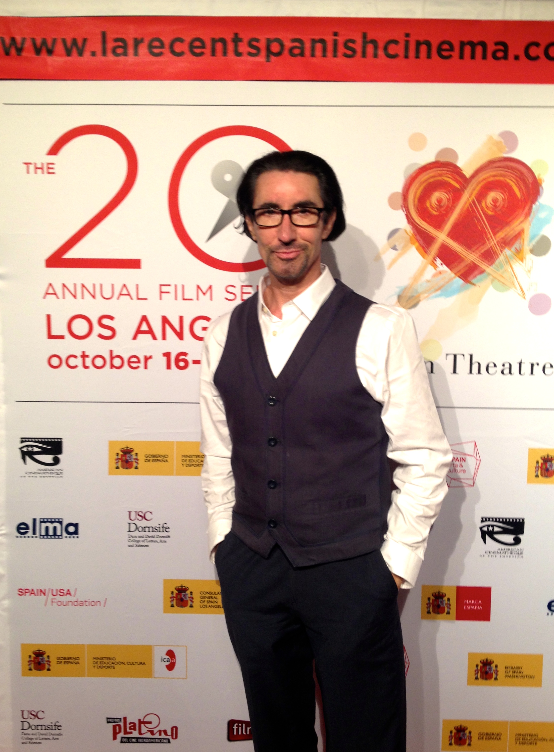 Jordi Caballero at the 20th Recent Spanish Cinema Series in Los Angeles
