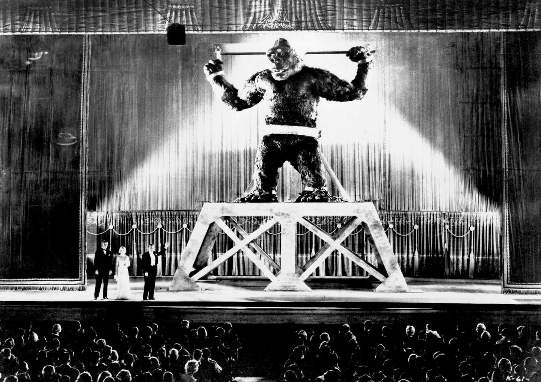 Still of Robert Armstrong, Bruce Cabot and Fay Wray in King Kong (1933)