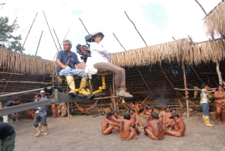 In the Amazon filming Cenizas Eternas