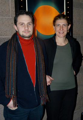 Laura Cafiero and Franco Piavoli at event of Al primo soffio di vento (2002)