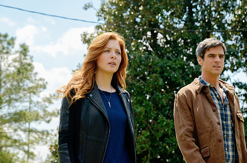 Still of Eddie Cahill and Rachelle Lefevre in Under the Dome (2013)