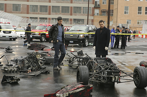 Still of Gary Sinise and Eddie Cahill in CSI Niujorkas (2004)