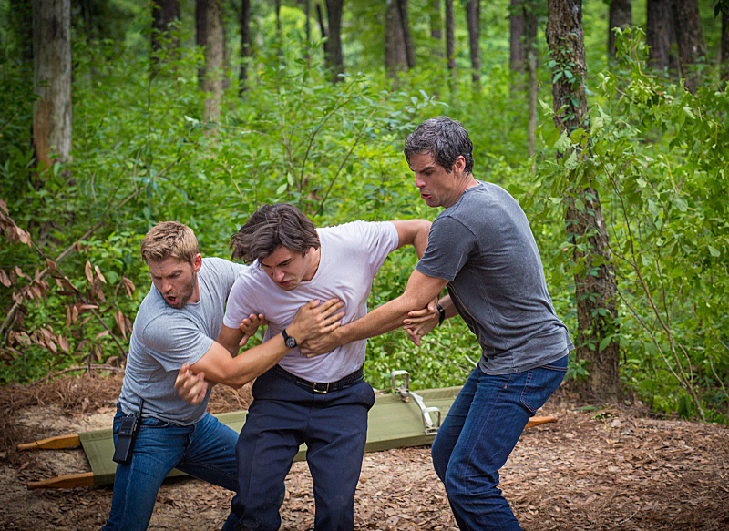 Still of Eddie Cahill, Mike Vogel and Alexander Koch in Under the Dome (2013)