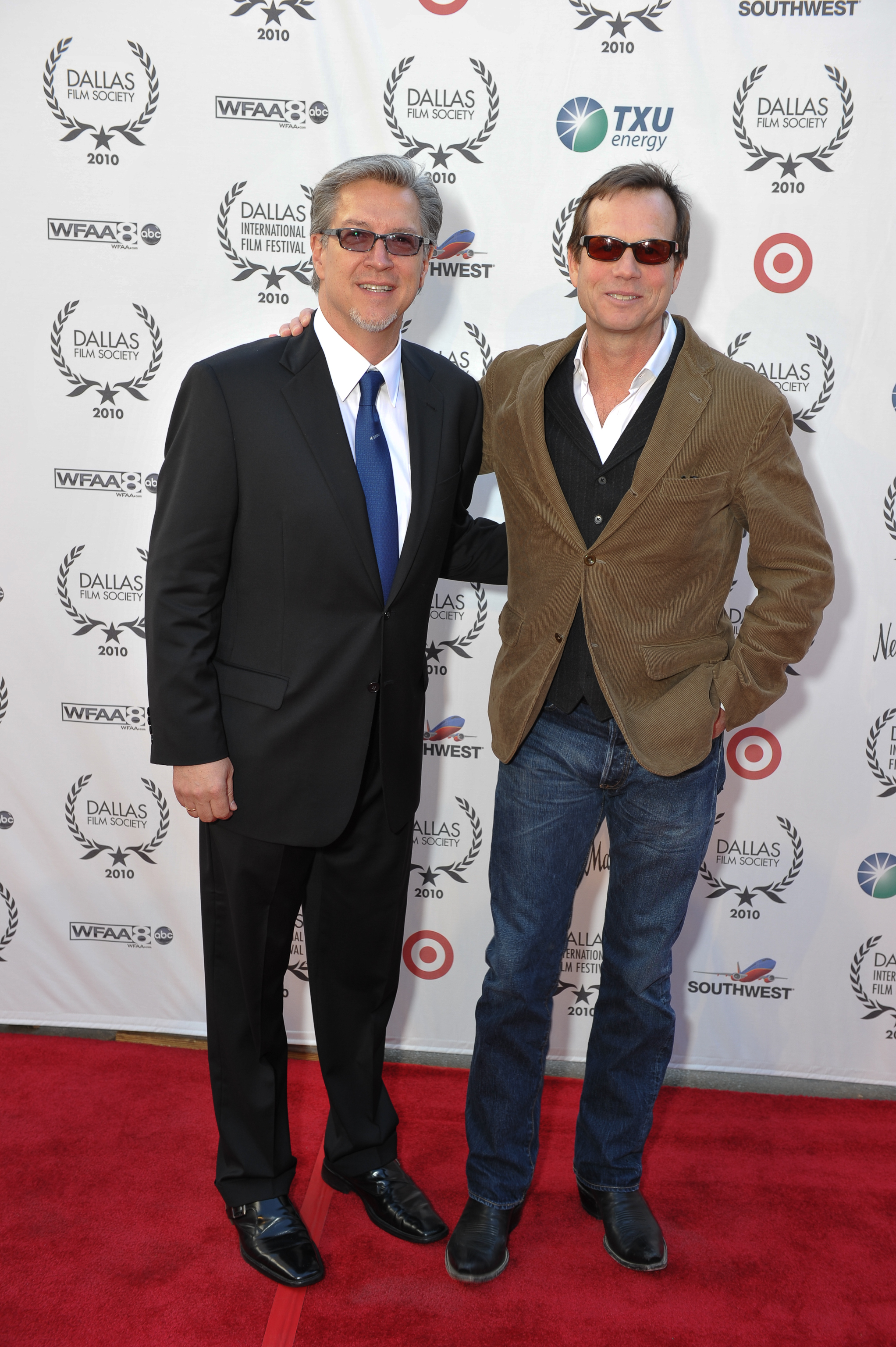 Michael Cain and Bill Paxton 2010 DALLAS International Film Festival OPENING NIGHT Red Carpet