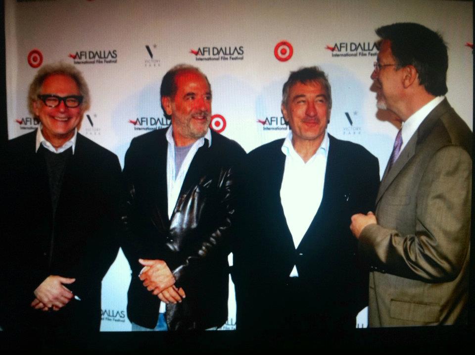 Barry Levinson, Art Linson, Robert De Niro and Michael Cain 2008, AFI DALLAS