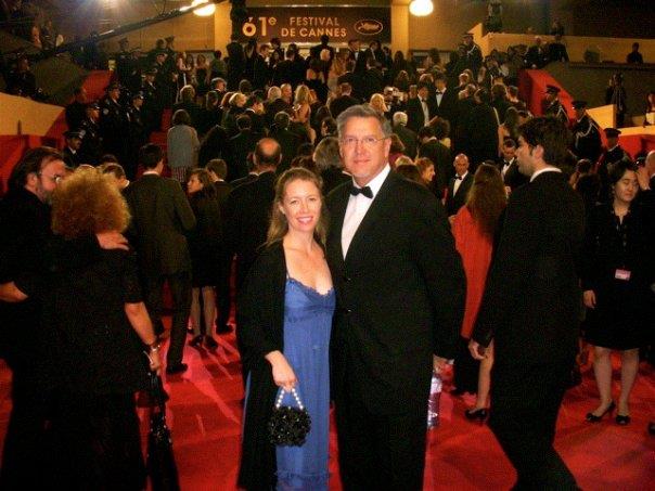 Melina McKinnon and Michael Cain Cannes Film Festival