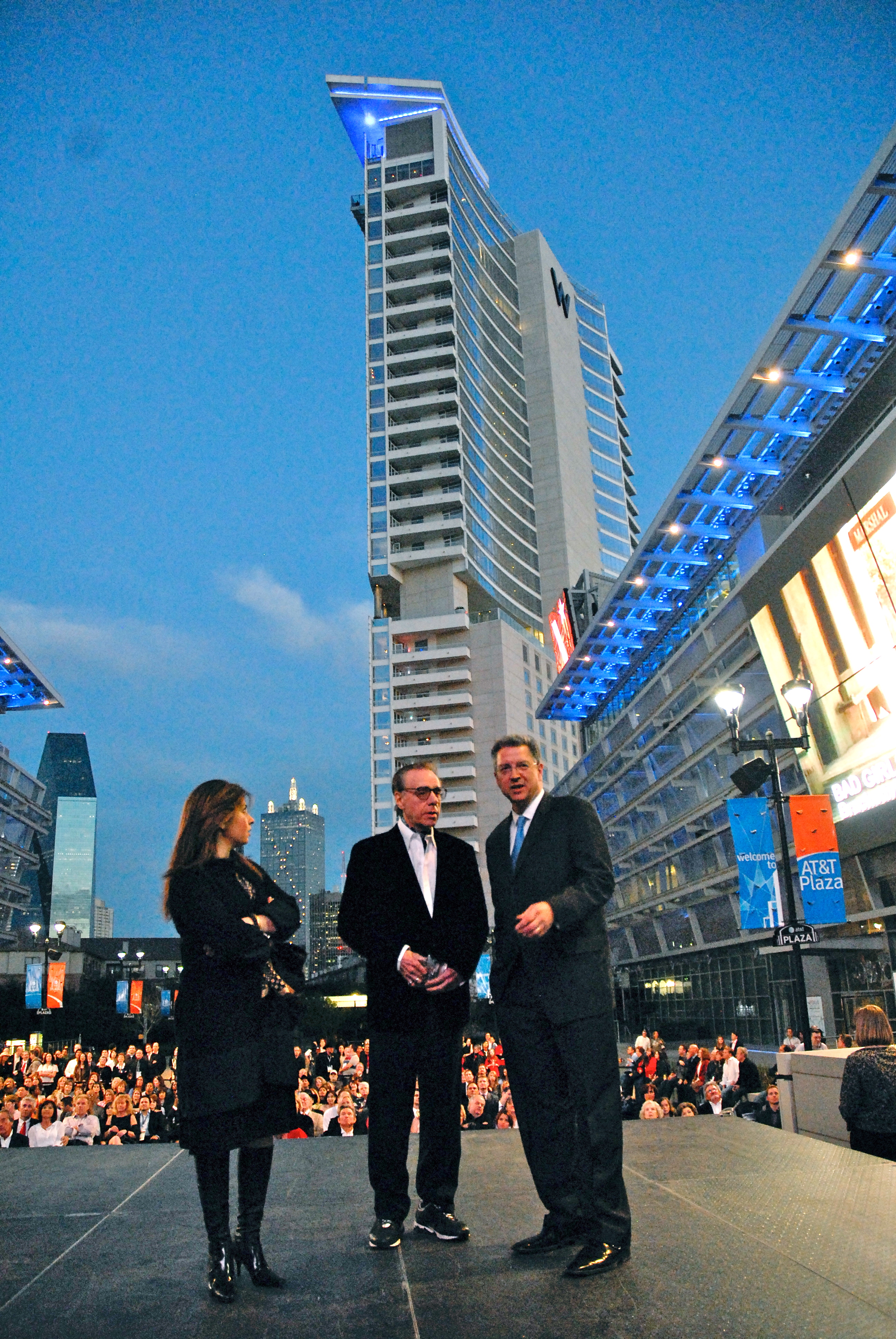 Peter Bogdanovich and Michael Cain 2009, Dallas International FIlm Festival Mr. Bogdanovich receives the DALLAS STAR Award