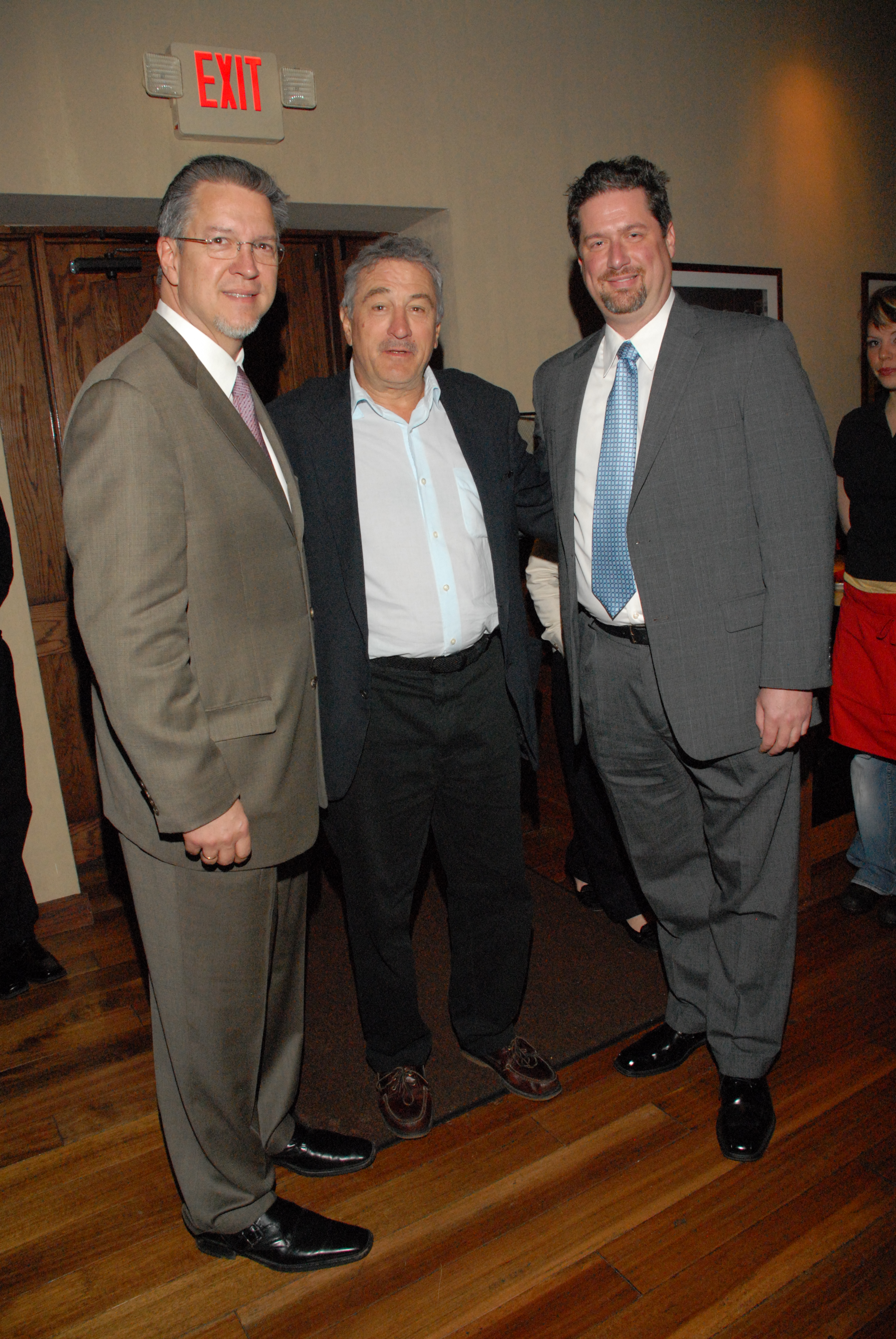 Michael Cain, Robert De Niro and Greg Brown 2008, DALLAS International Film Festival