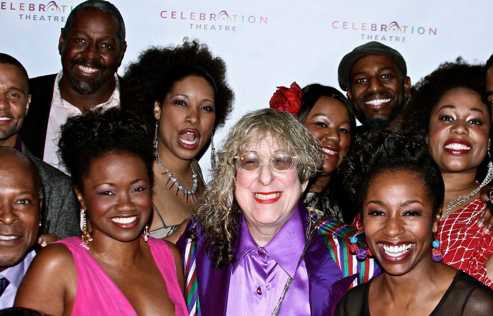 Some of Color Purple Cast with Allie the music writer for the broadway musical