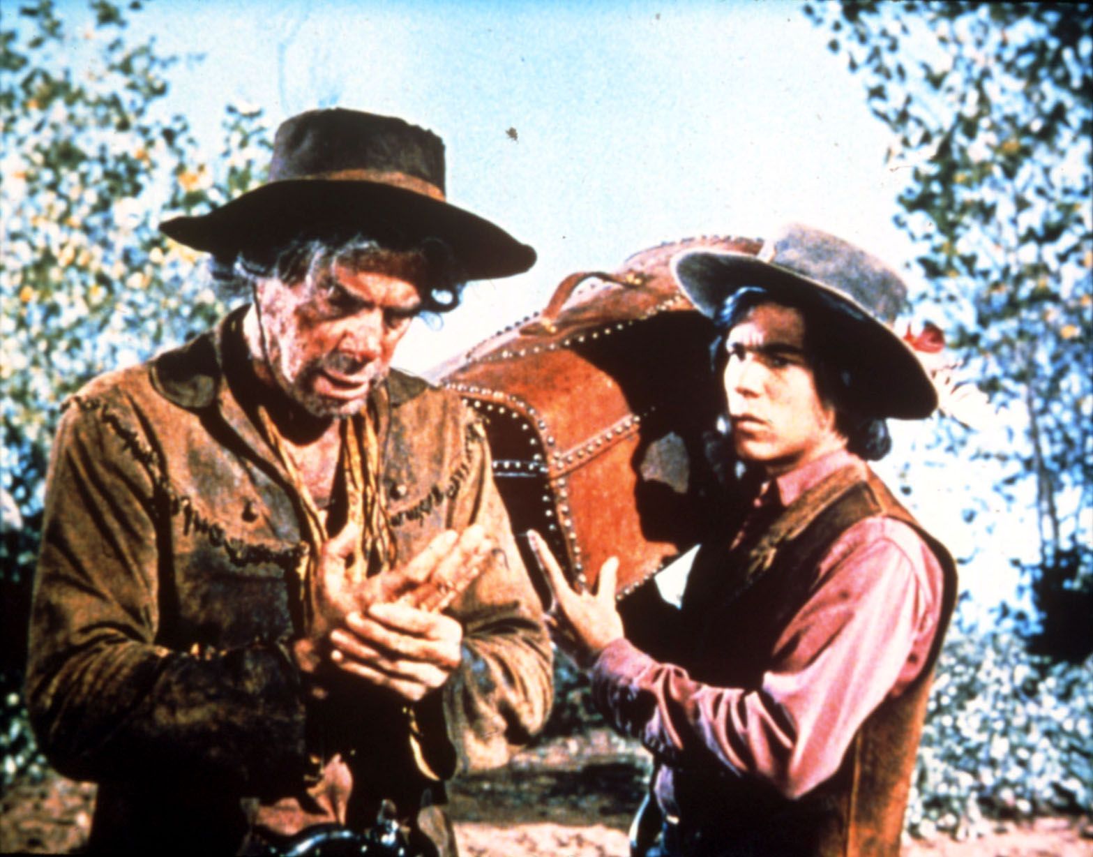 Still of Lee Marvin and Michael Callan in Cat Ballou (1965)