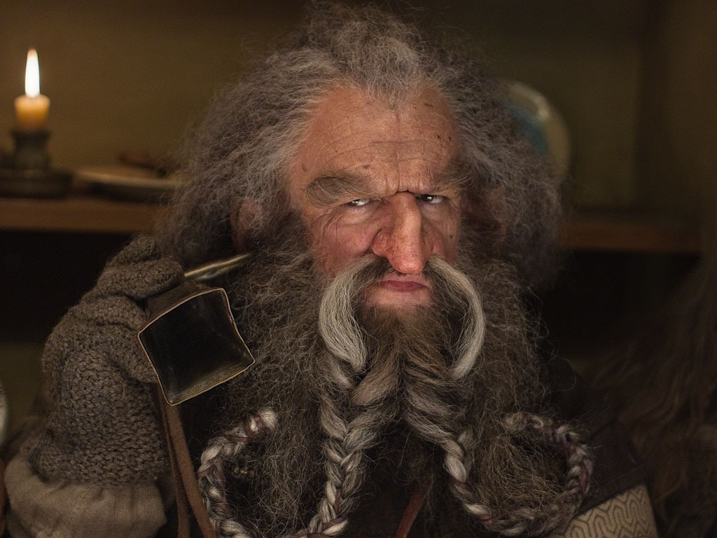 Still of John Callen in Hobitas: nelaukta kelione (2012)