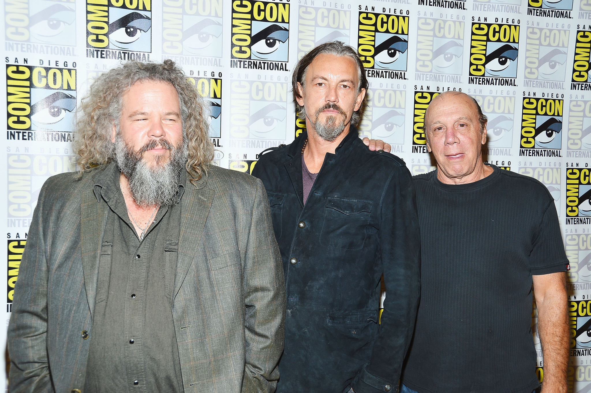 Dayton Callie, Tommy Flanagan and Mark Boone at event of Sons of Anarchy (2008)