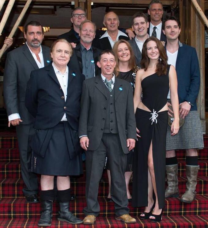 Still of Mhairi Calvey at the première of Mel Gibson's movie 'Braveheart' with Brian Cox, Peter Mullen, Andrew Weir, James Robinson, Angus Macfadyen, David O'Hara, Stephen Billington, Gerda Stevenson at Edinburgh Film Festival (2014)