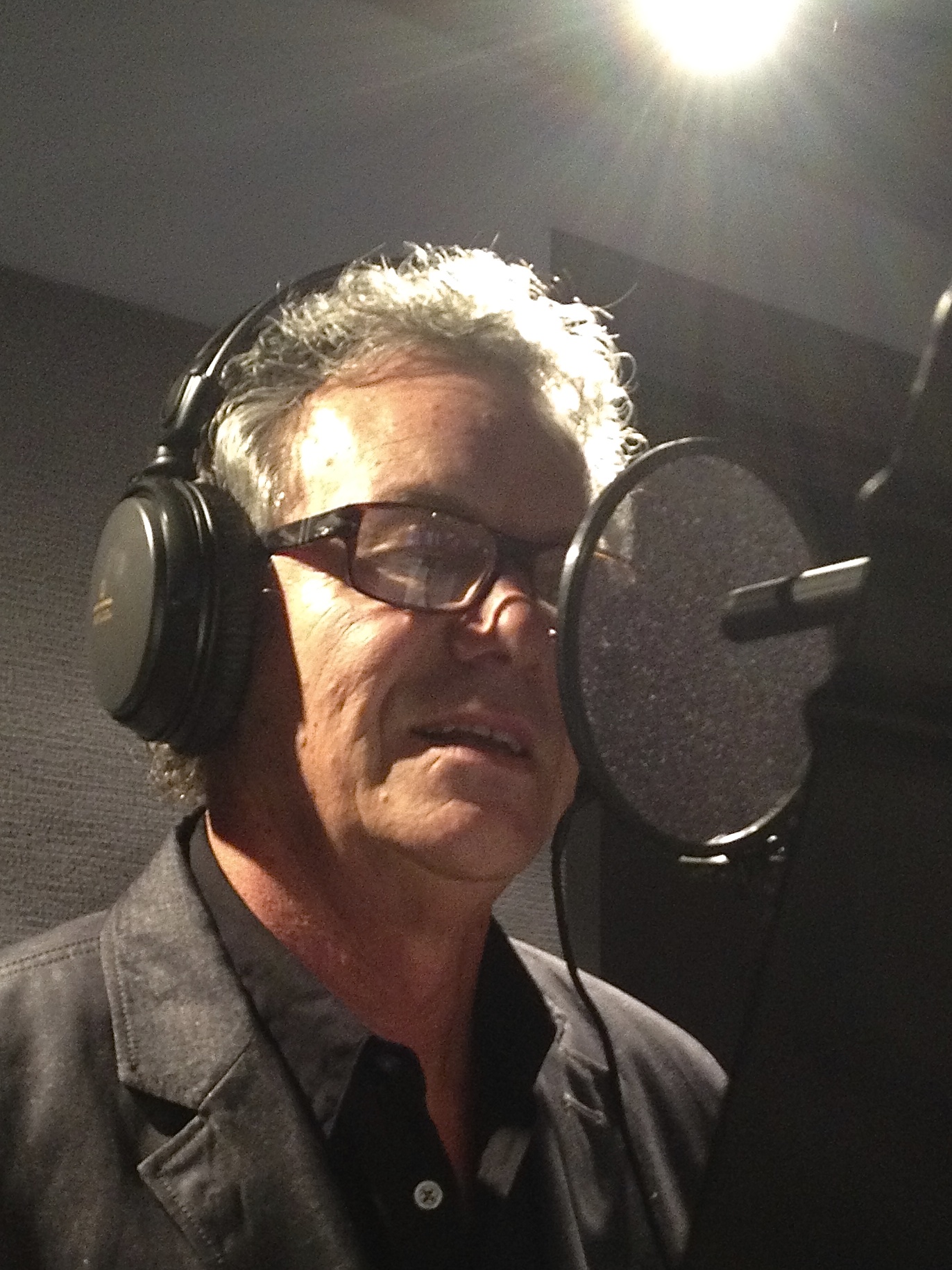 David at the VO TALKING STICK (book @ EM Voices)